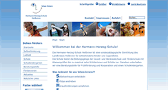 Desktop Screenshot of hermann-herzog-schule-heilbronn.de